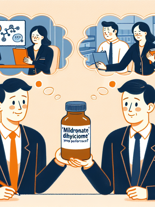 ¿Puede Mildronate Dihydricume afectar tu rendimiento laboral?