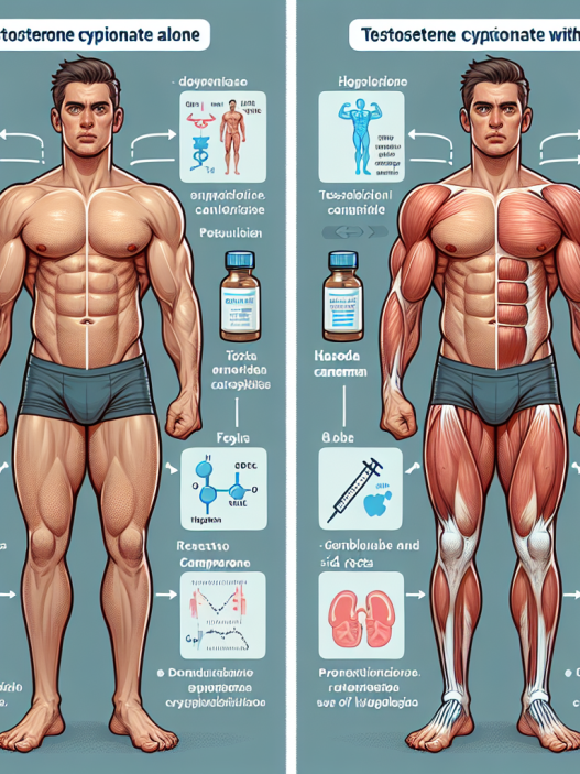 Diferencias en resultados al usar Cipionato de testosterona con y sin insulina
