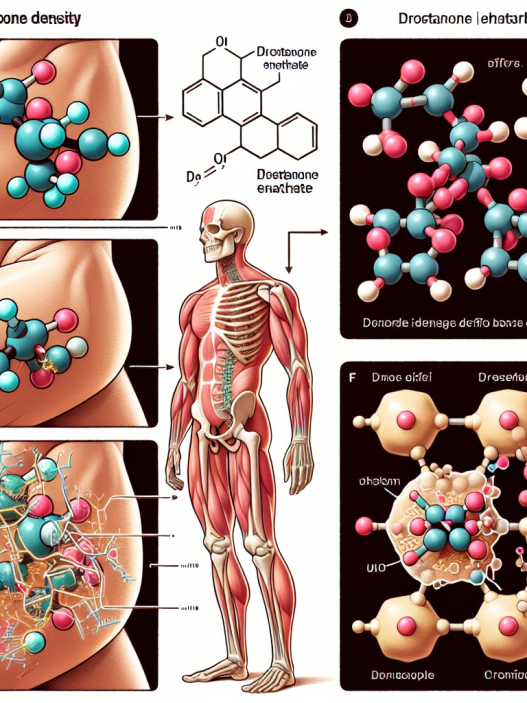 Enantato de Drostanolona y cambios en la densidad ósea