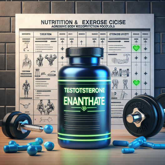 Enantato de testosterona en protocolos de recomposición agresiva
