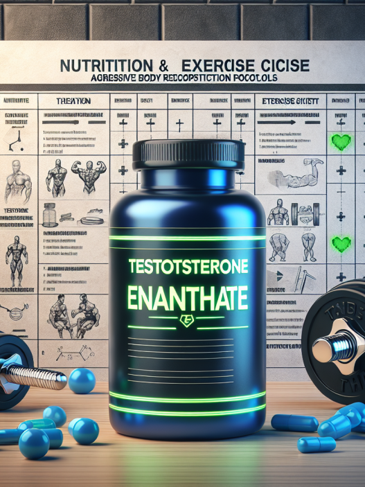 Enantato de testosterona en protocolos de recomposición agresiva