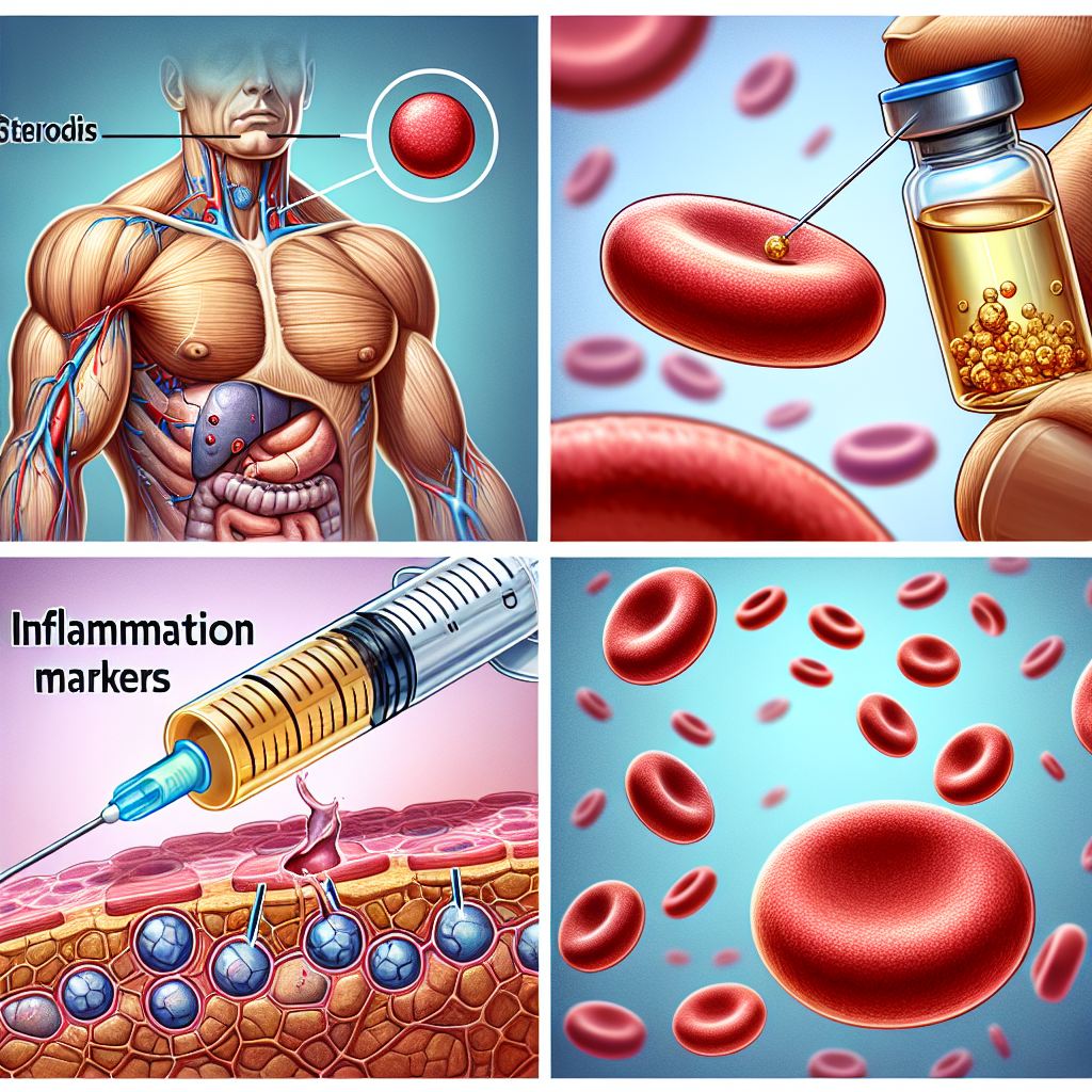 Esteroides inyectables y reducción de marcadores inflamatorios