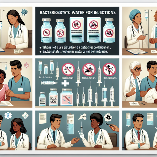 Casos en los que Agua bacteriostática para inyección está contraindicado
