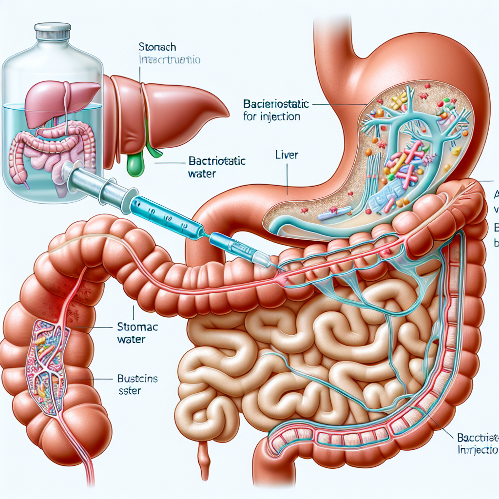 Cómo afecta Agua bacteriostática para inyección al sistema digestivo