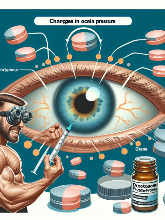 Drostanolona y cambios en la presión ocular