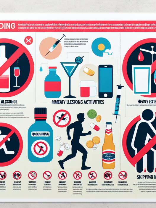 Qué evitar hacer justo después de tomar Inyecciones y pastillas para adelgazar