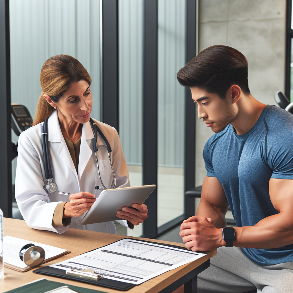 Revisión médica antes de iniciar Preparativos para ganar masa muscular