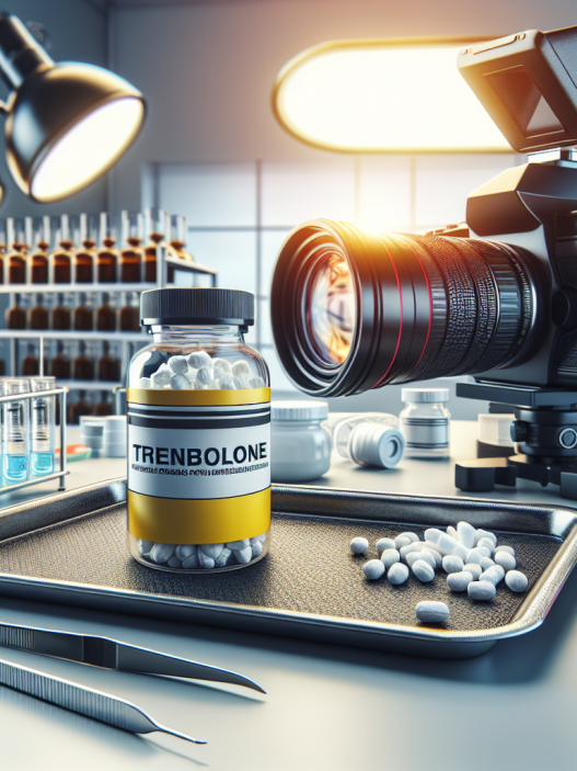 Trenbolone en preparación para sesiones fotográficas