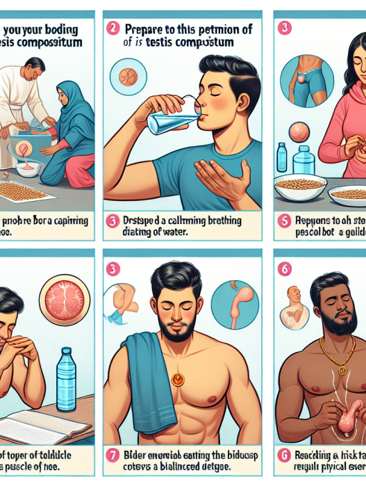 Cómo preparar el cuerpo antes de comenzar Testis Compositum