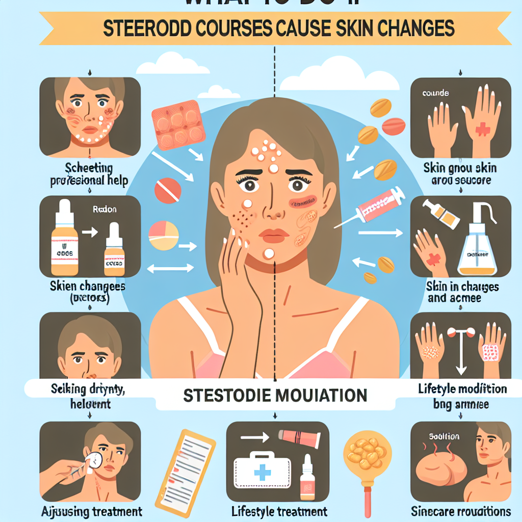 Qué hacer si Cursos de esteroides produce cambios en la piel