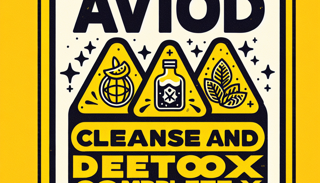 Cuándo evitar completamente Limpieza y desintoxicación