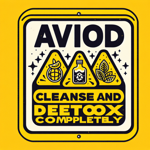 Cuándo evitar completamente Limpieza y desintoxicación