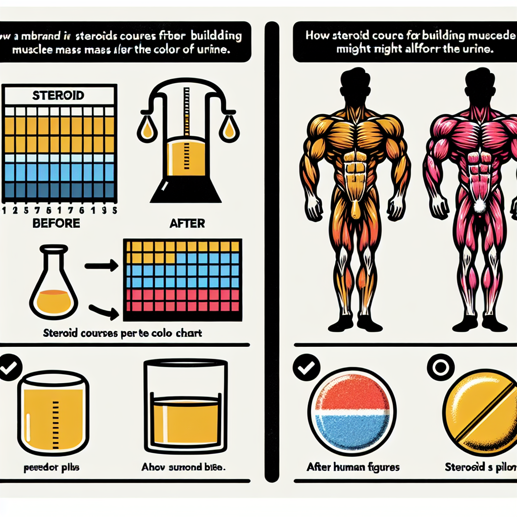 ¿Cursos de esteroides para aumentar la masa muscular cambia el color de la orina?