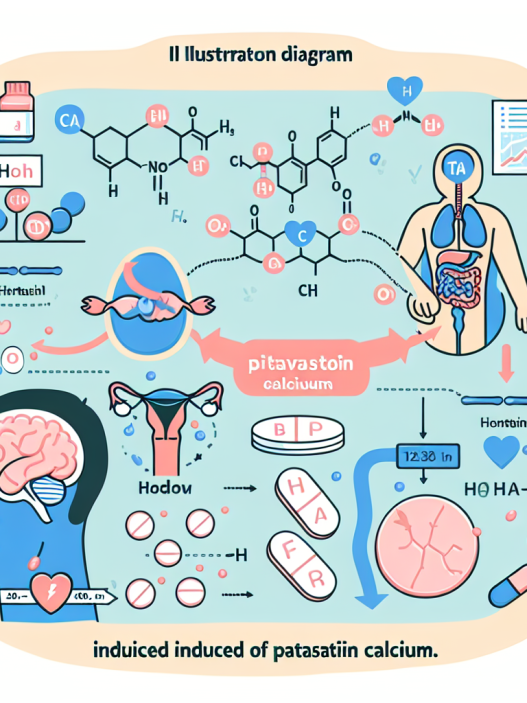 Qué cambios hormonales provoca Pitavastatina cálcica
