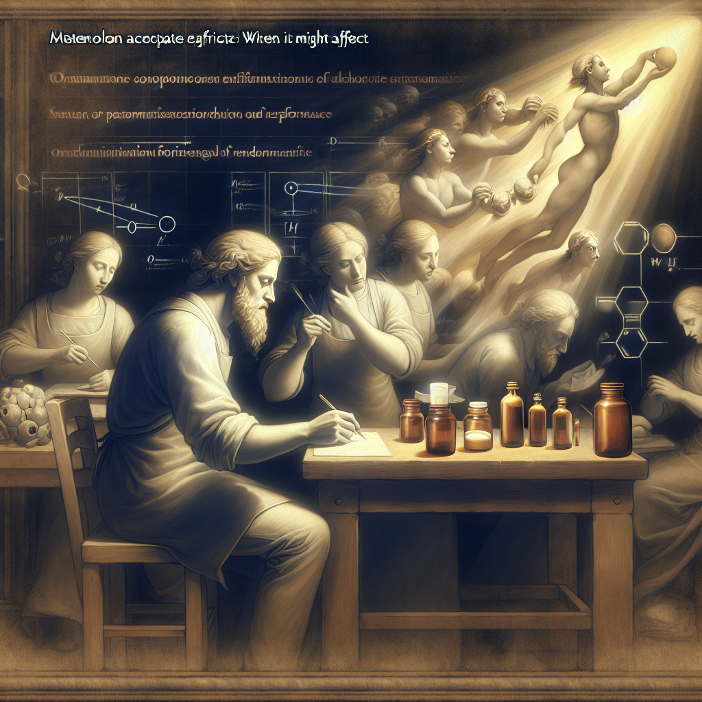 Acetato de metenolona y rendimiento laboral: cuándo puede afectar